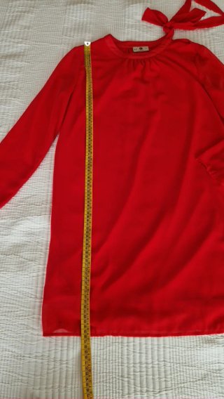 Vestido rojo mujer