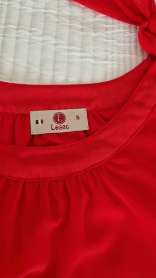 Vestido rojo mujer