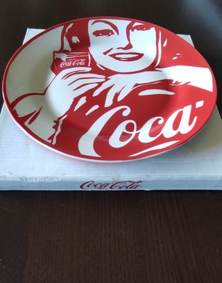 Plato Coca Cola Porcelana