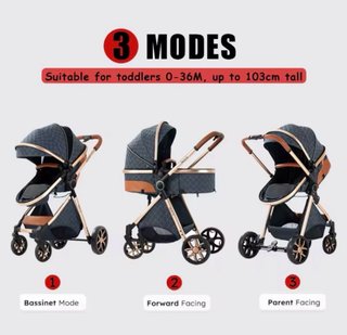 Cochecito Bebé 3 en 1 + Silla Coche