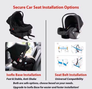 Cochecito Bebé 3 en 1 + Silla Coche