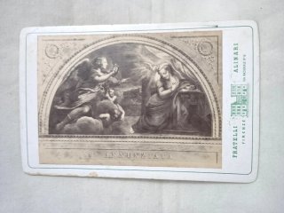 Carte de visite Alinari Annunziata Firenze
