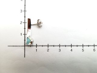Pendientes de Oro Blanco 18 Kt 3.9 gr segunda mano
