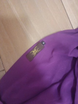 Vestido morado de fiesta