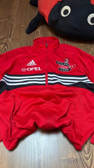 Chaqueta Adidas Vintage AC Milan futbol 90s XL