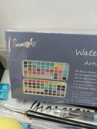Set Acuarela 100 Colores Profesional