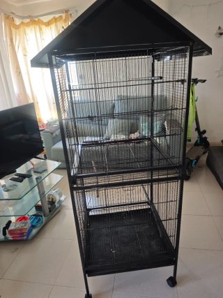 Gabbia da 60 x 60x1.60 divisibile a metà!