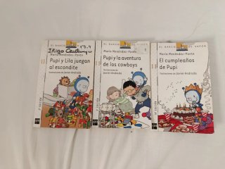 12 libros de la serie Pupi El barco de vapor