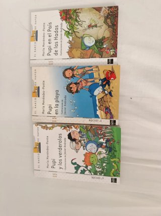 12 libros de la serie Pupi El barco de vapor
