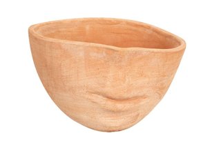 Vaso a forma di faccia in Terracotta 100% made in