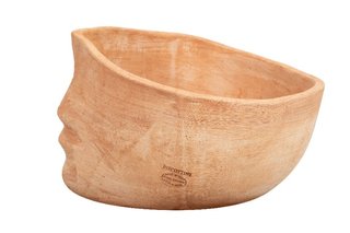 Vaso a forma di faccia in Terracotta 100% made in