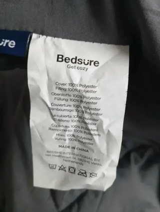 Edredón cama 90 gris  BEDSURE