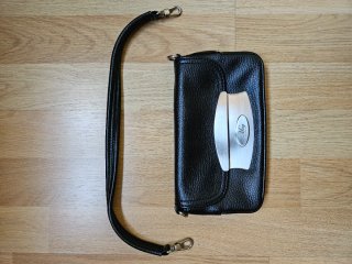 Bolso de mano negro Mango