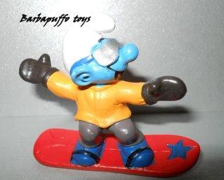 Puffo Snowboard Schleich 20452