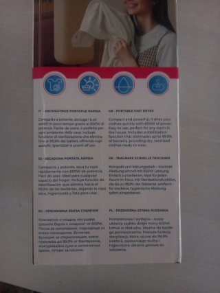 Secador de ropa Dafagi portátil rápida