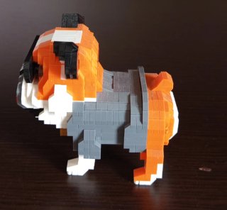Set costruzioni tipo Lego cane bulldog
