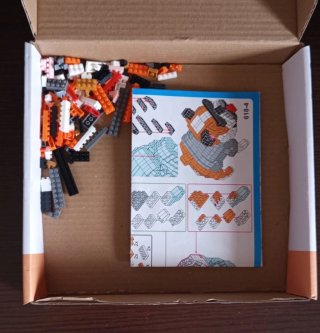Set costruzioni tipo Lego cane bulldog