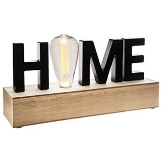 Lámpara Decorativa LED 'HOME' Madera