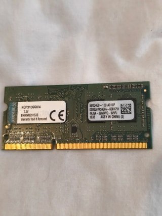 Tarjeta RAM Kingston 4GB DDR3L