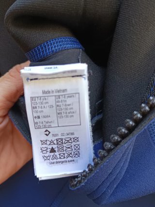 Neopreno Tribord niño 6-8 años (123-130 cmts)