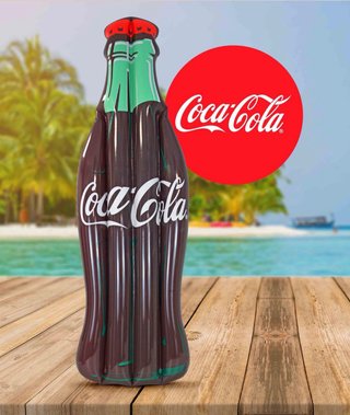 Colchoneta inflable Coca-Cola