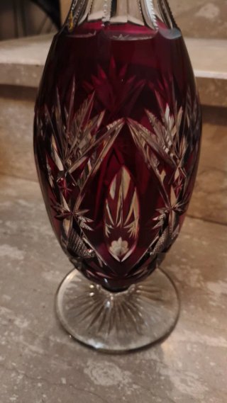 Coppia Baccarat Bottiglie Vetro
