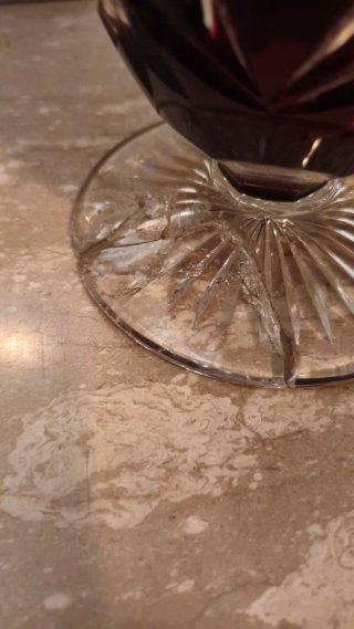 Coppia Baccarat Bottiglie Vetro