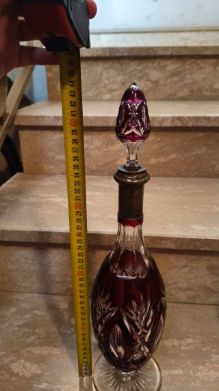 Coppia Baccarat Bottiglie Vetro