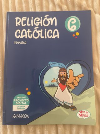 Libro Religión 6° de primaria Anaya