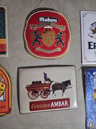 Chapas Cerveza Erdinger Ambar Mahou Erdinger kas
