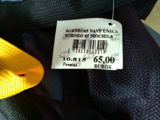 Mochila 65 L