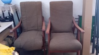 Dos sillones balancines.