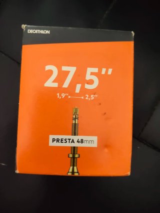 Cámara de aire bicicleta 27.5 Presta 48mm