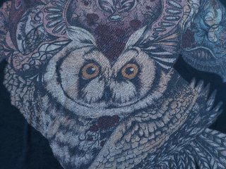 Top sin manga Custo talla M negro buho