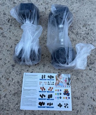 2 Mancuernas 5kg Hexagonales
