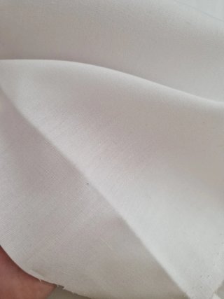3m Tela Popelín Algodón Blanco