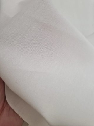 3m Tela Popelín Algodón Blanco