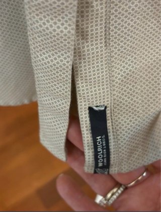 Camicia donna Woolrich beige/grigio