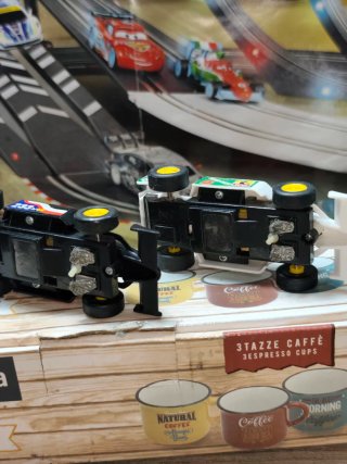 Scalextric Fast Lane 1:43 Dos coches de carreras
