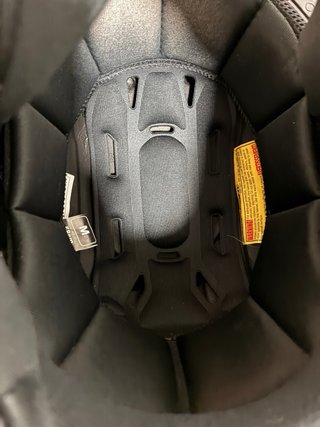 Casco Scorpion Moto Negro/Rojo