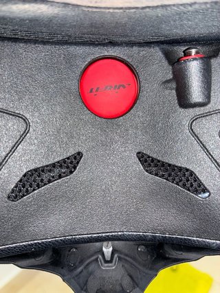Casco Scorpion Moto Negro/Rojo