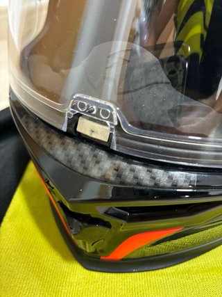 Casco Scorpion Moto Negro/Rojo