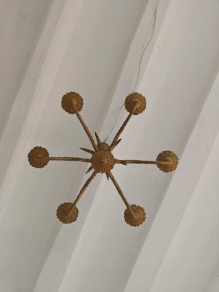 Lámpara de araña de techo vintage