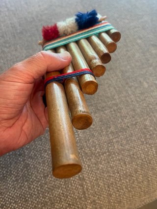 Flauta o Siku andina original de Bolivia