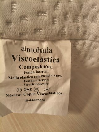2 Almohadas Viscoelástica Cama 90