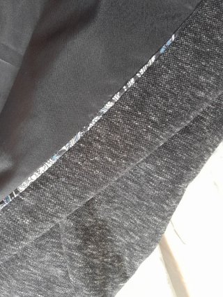 Americana Zara Man gris oscuro, talla 38