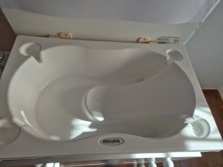 Mueble bañera  y cambiador bebe
