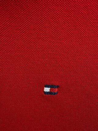 Polo Tommy Hilfiger Talla M Rojo