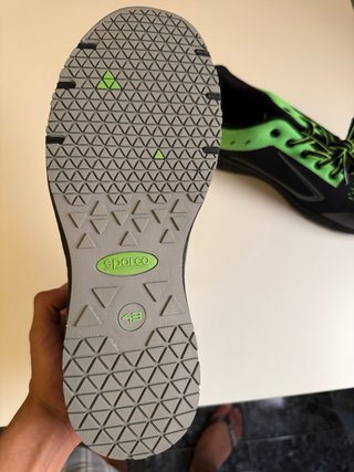 Zapatos Sparco CUP Negro/Verde Nuevos