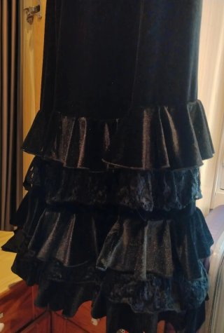 Traje de flamenca negro